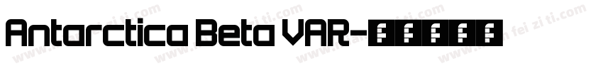 Antarctica Beta VAR字体转换